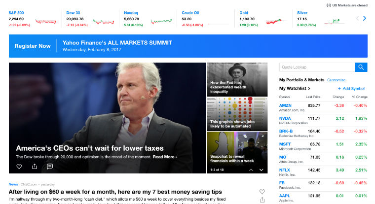 Yahoo Finance